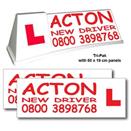 Mini-Professional Roof Sign - Graphic Advantage Tri-Pak